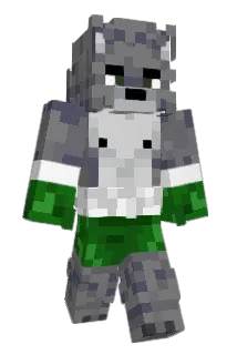 BoxingPup Minecraft avatar full body