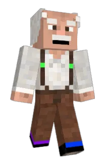 Bradd Minecraft avatar full body