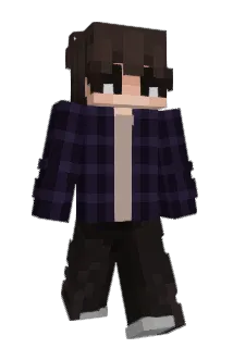 Branched Minecraft avatar full body