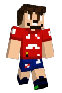 Brhunette Minecraft avatar full body