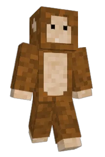 Brickish Minecraft avatar full body