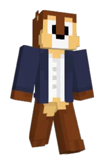 Briefbote Minecraft avatar full body