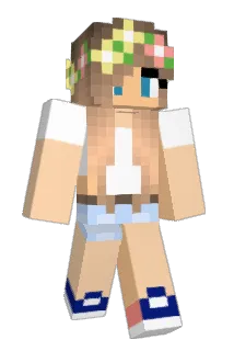Brillama Minecraft avatar full body