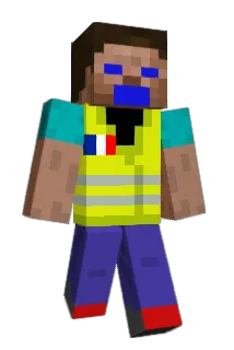 Brittish Minecraft avatar full body