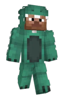 Broccosaurus Minecraft avatar full body