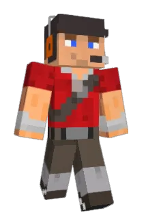 Brofood Minecraft avatar full body