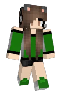 BrokenYuno Minecraft avatar full body