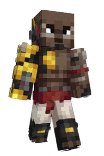 BronzeDoomfist Minecraft avatar full body