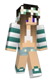BrunaS2 Minecraft avatar full body