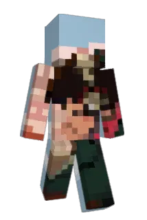 BubbaIsYou Minecraft avatar full body