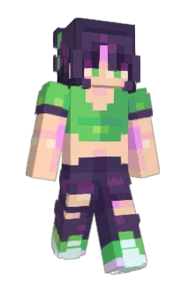 BubbleWaterz Minecraft avatar full body