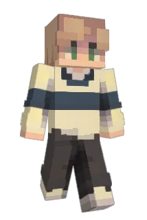 Bubz Minecraft avatar full body