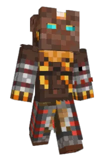 BuffAmerican Minecraft avatar full body