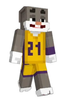BugsDasBunny Minecraft avatar full body