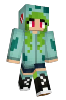 BulbaBabe Minecraft avatar full body
