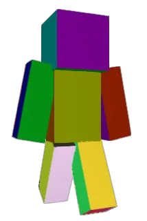 Bumsschuppen Minecraft avatar full body