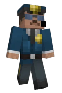 Bundespolizei Minecraft avatar full body
