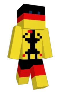 Bundeswappen Minecraft avatar full body