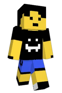 BunkeXDTV Minecraft avatar full body