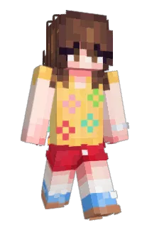 BunnaLop Minecraft avatar full body