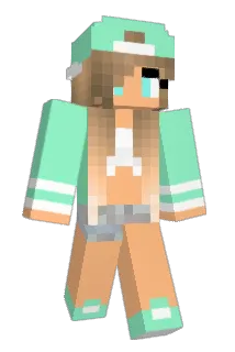 Bunnyfluf Minecraft avatar full body