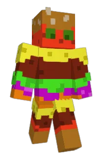 BurGym Minecraft avatar full body