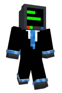 BurningTv Minecraft avatar full body