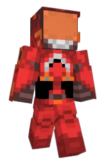BurningX Minecraft avatar full body