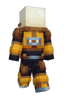 BurntHouse Minecraft avatar full body