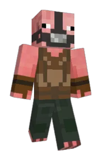 Bustedkneecap Minecraft avatar full body