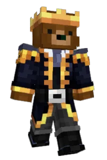 Buttybear Minecraft avatar full body