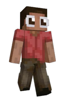Buzzing Minecraft avatar full body