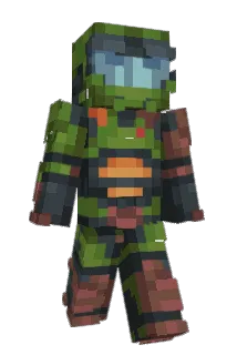 C137123 Minecraft avatar full body