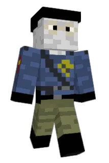 C9H13NO3 Minecraft avatar full body