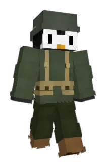 CHA_PENGU Minecraft avatar full body