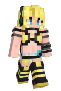 CNFN Minecraft avatar full body