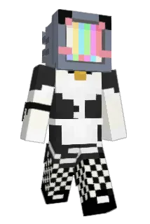CRTVScreen Minecraft avatar full body