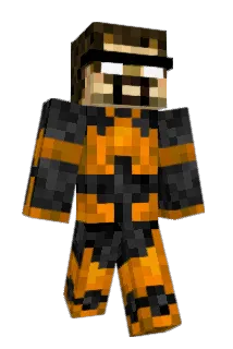 CTscan Minecraft avatar full body