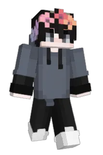 Caeped Minecraft avatar full body
