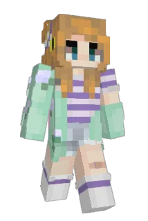 CaffienePanda Minecraft avatar full body