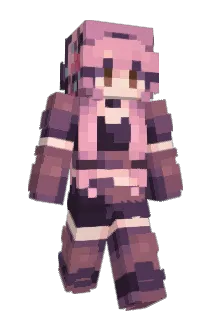 CaitMelody Minecraft avatar full body