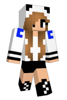 CaitThePanda Minecraft avatar full body