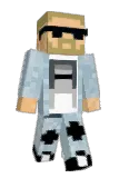 Calamariiiiii Minecraft avatar full body
