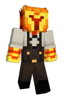 Calciflame Minecraft avatar full body