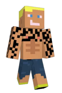 Calvelo Minecraft avatar full body