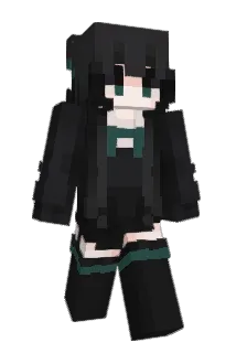 Cammed Minecraft avatar full body