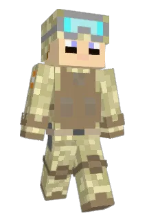 Camouflage09 Minecraft avatar full body