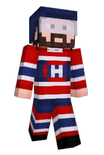 Canadiens Minecraft avatar full body