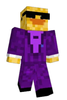 CanardBleuu Minecraft avatar full body