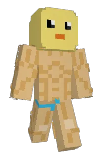 Cannibalized Minecraft avatar full body